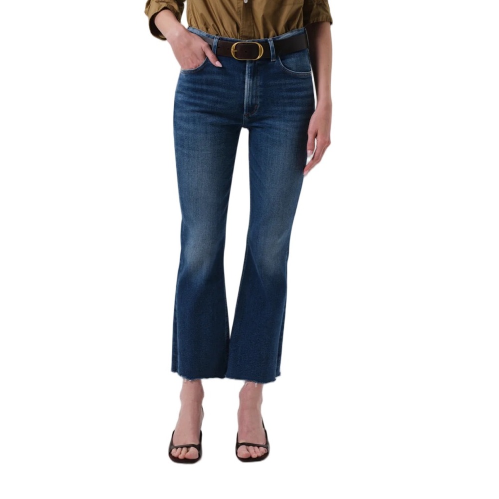 Citizens Of Humanity Isola Mid Rise Cropped Boot Jeans